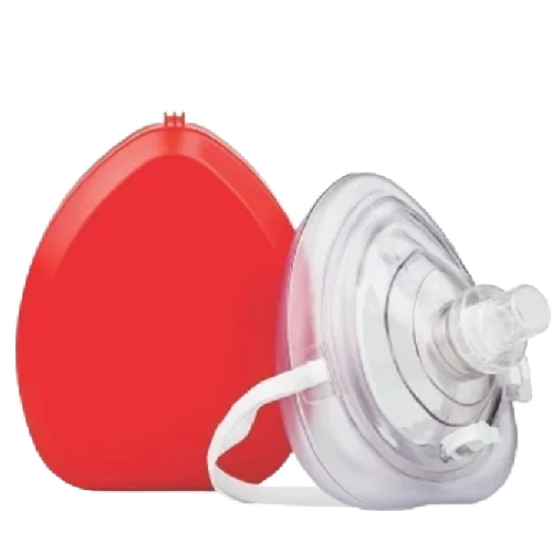 CPR Mask Mouth To Mouth With Silicone Mask (Adult)